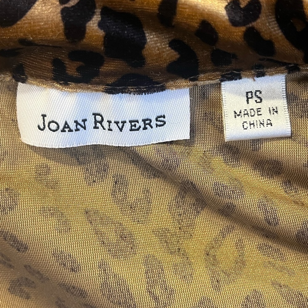 JOAN‎ RIVERS Animal Print Robe - Picture 4 of 5